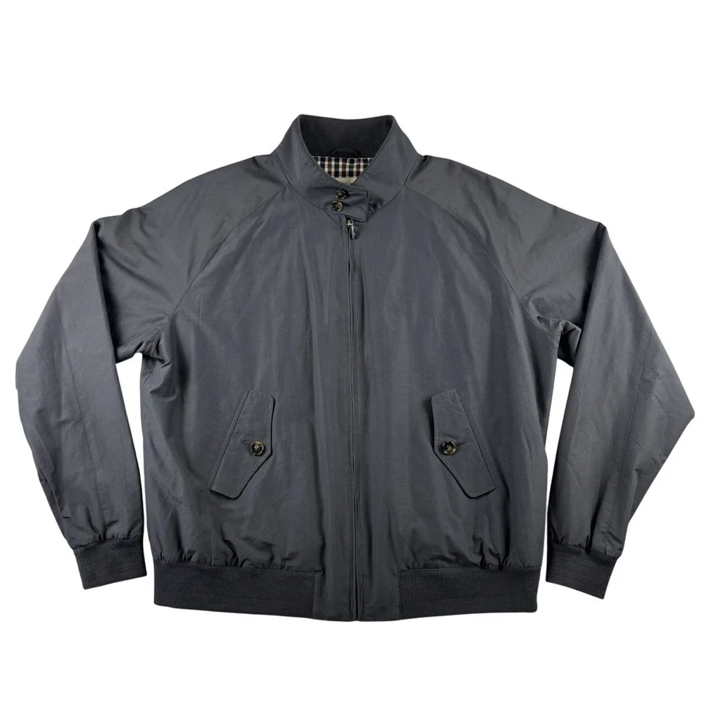 Joseph Abboud Coach Jacket Mens XXL Navy‎ Blue Full Zip Classic Outerwear Golf
